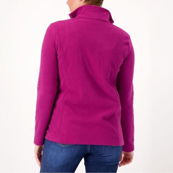 Lands' End Fleece Zip Front Jacket - Picture 2 of 4